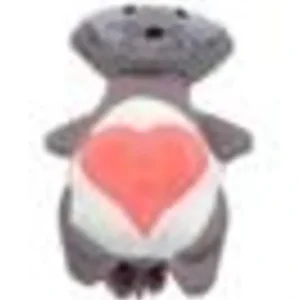 Turbo Scent Locker Heart Plush Animal Cat Toy - Racoon - Pet Home | The Perfect Pet Supplies Shopping Experience