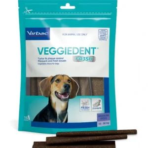 Veggiedent Fr3sh Medium (10-30kg) 15pk Dental Treats For Dogs - Pet Home | The Perfect Pet Supplies Shopping Experience