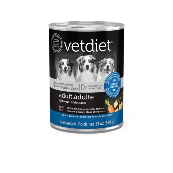 Vetdiet, Can, Adult - Whitefish - 369 g - Wet Dog Food - Pet Home | The Perfect Pet Supplies Shopping Experience