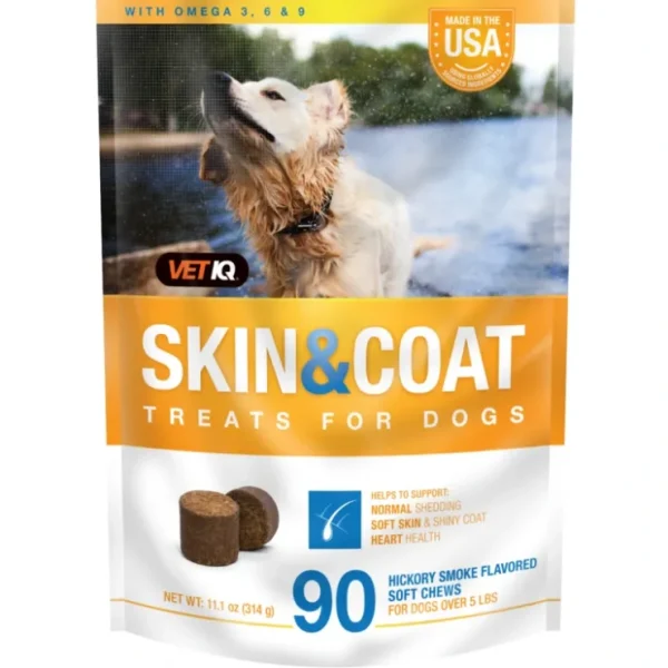 VetIQ Skin &Coat Treats for Dogs - Pet Home | The Perfect Pet Supplies Shopping Experience