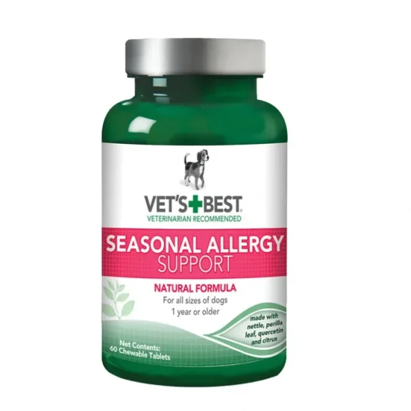 Vet's Best, Seasonal Allergy Support - 60 Tab - Pet Home | The Perfect Pet Supplies Shopping Experience