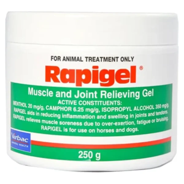 Virbac Rapigel Muscle & Joint Relieving Gel 250g - Pet Home | The Perfect Pet Supplies Shopping Experience