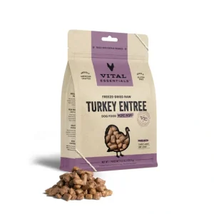 Vital Essentials - Freeze-Dried Raw Turkey Entree Mini Nibs Dog Food - Pet Home | The Perfect Pet Supplies Shopping Experience