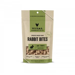 Vital Essentials Freeze Dried Rabbit Bites Vital Treats for Dogs - Pet Home | The Perfect Pet Supplies Shopping Experience