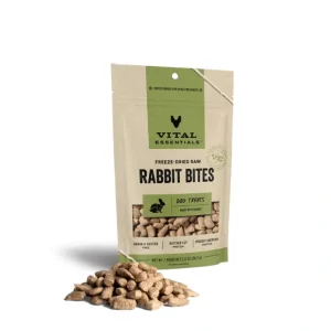Vital Essentials Freeze Dried Raw Rabbit Bites Dog Treats - Pet Home | The Perfect Pet Supplies Shopping Experience