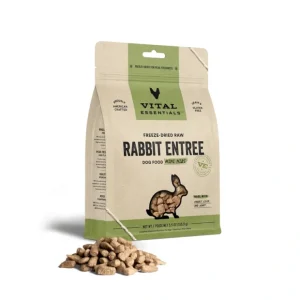Vital Essentials Freeze-Dried Raw Rabbit Entre Mini Nibs Dog Food - Pet Home | The Perfect Pet Supplies Shopping Experience