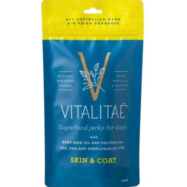 Vitalitae Jerky Skin & Coat 150g - Pet Home | The Perfect Pet Supplies Shopping Experience