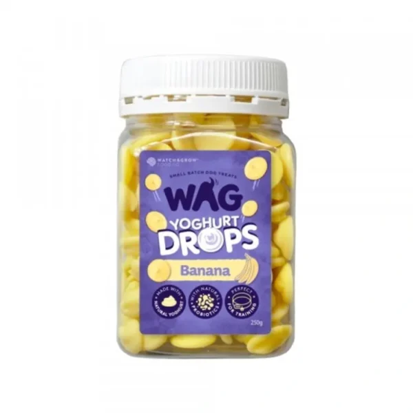 WAG Yoghurt Drops Banana 250g - Pet Home | The Perfect Pet Supplies Shopping Experience