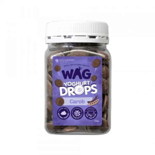 WAG Yoghurt Drops Carob 250g - Pet Home | The Perfect Pet Supplies Shopping Experience
