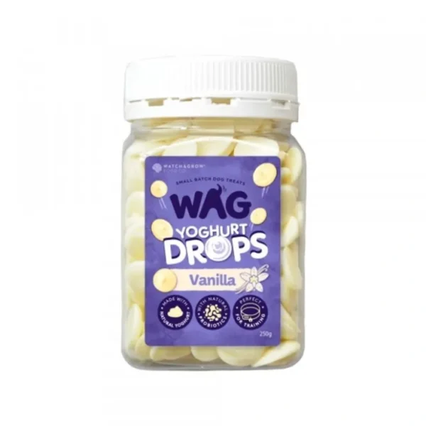 WAG Yoghurt Drops Vanilla 250g - Pet Home | The Perfect Pet Supplies Shopping Experience