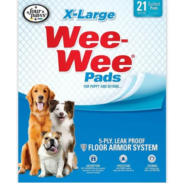 Wee-Wee Puppy Pee Pads for Larger or Multiple Dogs - Pet Home | The Perfect Pet Supplies Shopping Experience