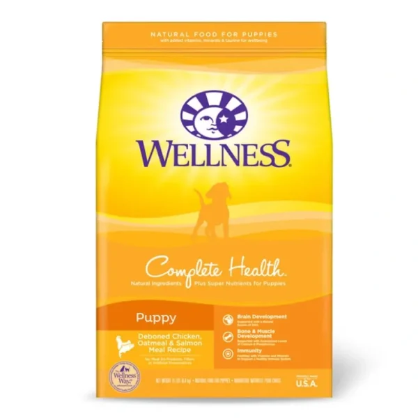Wellness, Complete Health Puppy with Deboned Chicken, Oatmeal & Salmon Meal - Dry Dog Food - Pet Home | The Perfect Pet Supplies Shopping Experience