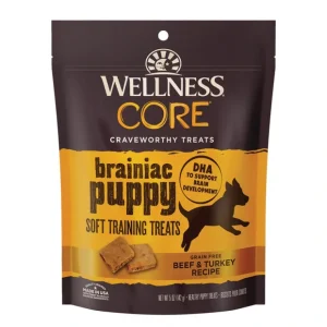 Wellness, CORE Brainiac Puppy Soft Training Treats - Grain Free, Beef & Turkey - 170 g - Dog Treat - Pet Home | The Perfect Pet Supplies Shopping Experience