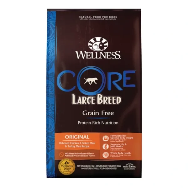 Wellness, Core, Grain Free Large Breed - 26 lb - Dry Dog Food - Pet Home | The Perfect Pet Supplies Shopping Experience
