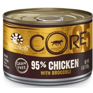 Wellness CORE Grain Free Natural 95% Chicken with Broccoli Recipe Wet Canned Dog Food - Pet Home | The Perfect Pet Supplies Shopping Experience