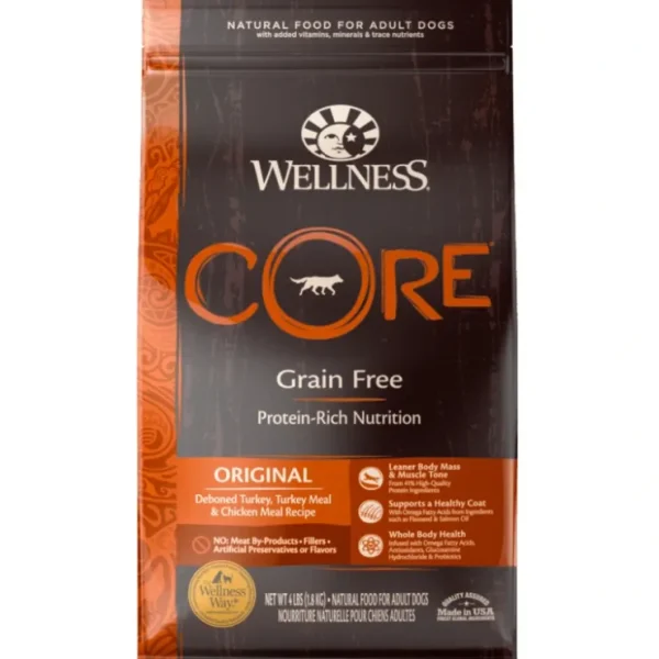 Wellness CORE Natural Grain Free Original Turkey &Chicken Recipe Dry Dog Food - Pet Home | The Perfect Pet Supplies Shopping Experience
