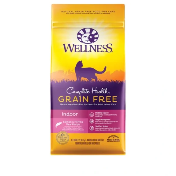 Wellness, Feline Adult - GF Complete Health - Indoor - Salmon - Pet Home | The Perfect Pet Supplies Shopping Experience