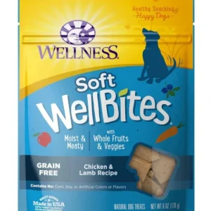 Wellness Natural Grain Free Wellbites Chicken and Lamb Recipe Dog Treats - Pet Home | The Perfect Pet Supplies Shopping Experience