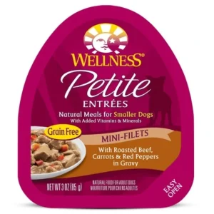 Wellness Petite Entrees Mini-Filets Grain Free Natural Roasted Beef Recipe Wet Dog Food - Pet Home | The Perfect Pet Supplies Shopping Experience