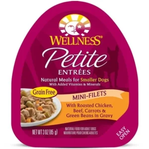 Wellness Petite Entrees Mini-Filets Grain Free Natural Roasted Chicken and Beef Recipe Wet Dog Food - Pet Home | The Perfect Pet Supplies Shopping Experience