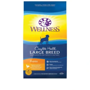 Wellness, Puppy Large Breed - Chicken, Salmon & Brown Rice - 13.6kg - Dry Dog Food - Pet Home | The Perfect Pet Supplies Shopping Experience