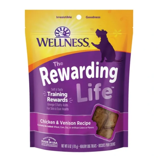 Wellness, Wellbites, Chkn & Venison Soft Dog Treats - 6 oz - Dog Treat - Pet Home | The Perfect Pet Supplies Shopping Experience