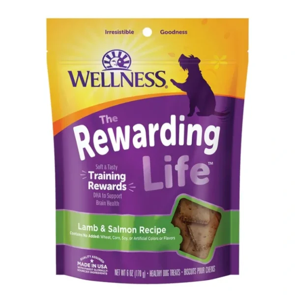 Wellness, Wellbites, Lamb & Salmon Soft Dog Treats - 6 oz - Dog Treat - Pet Home | The Perfect Pet Supplies Shopping Experience