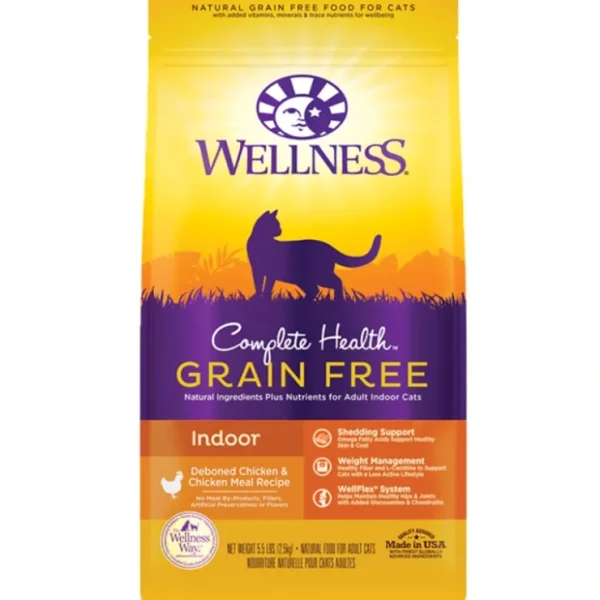 Wellnessu00ae Complete Health™ Grain Free Indoor Chicken Dry Cat Food (11 LB) - Pet Home | The Perfect Pet Supplies Shopping Experience