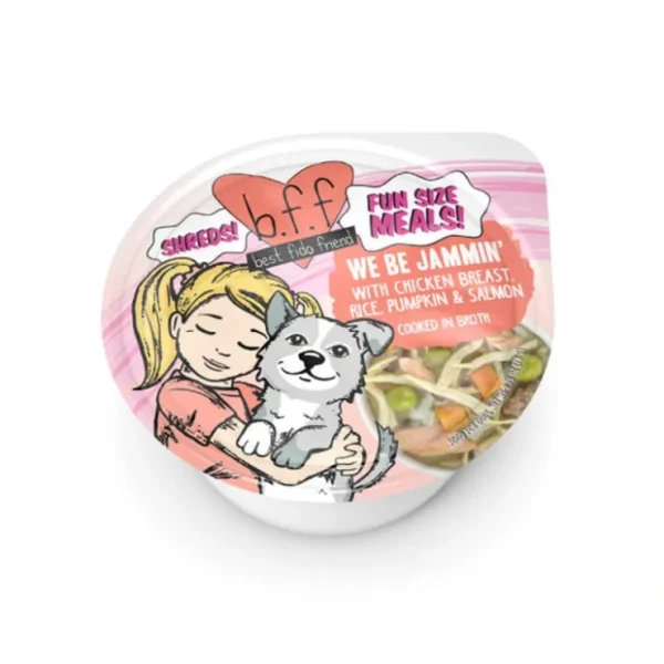 Weruva B.F.F. Fun Size Meals We Be Jammin' with Chicken Breast, Rice, Pumpkin &Salmon - Pet Home | The Perfect Pet Supplies Shopping Experience