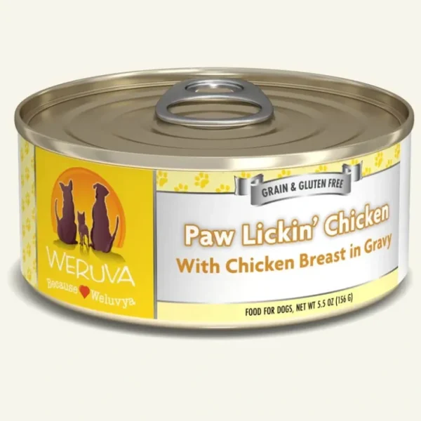 Weruva Classics Paw Lickin' Chicken with Chicken Breast in Gravy Wet Dog Food - Pet Home | The Perfect Pet Supplies Shopping Experience