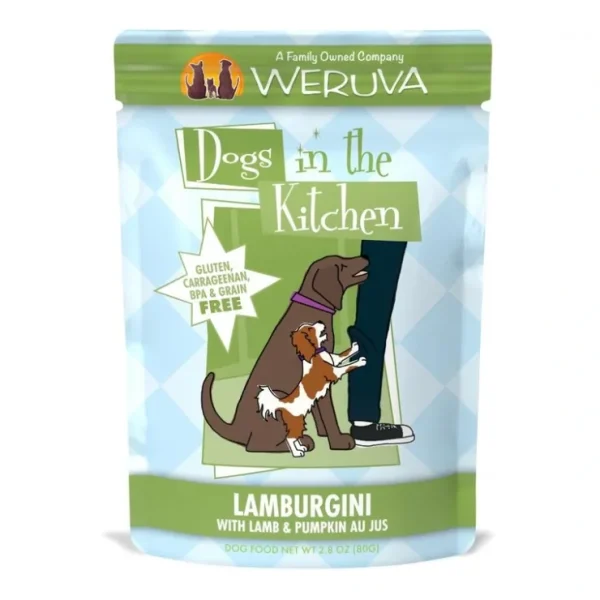 Weruva Dogs in the Kitchen Lamburgini Grain Free Lamb and Pumpkin Dog Food Pouches - Pet Home | The Perfect Pet Supplies Shopping Experience