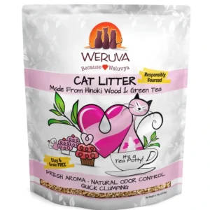 Weruva It's a Tea Party Hinoki Wood and Green Tea Cat Litter - Pet Home | The Perfect Pet Supplies Shopping Experience