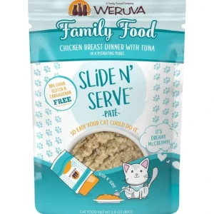Weruva Slide N' Serve Grain Free Family Food Chicken Breast Dinner with Tuna Wet Cat Food Pouch - Pet Home | The Perfect Pet Supplies Shopping Experience