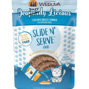 Weruva Slide N' Serve Grain Free Jeopurrdy Licious Chicken Dinner Wet Cat Food Pouch - Pet Home | The Perfect Pet Supplies Shopping Experience