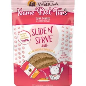 Weruva Slide N' Serve Grain Free Name 'Dat Tuna Tuna Dinner Wet Cat Food Pouch - Pet Home | The Perfect Pet Supplies Shopping Experience