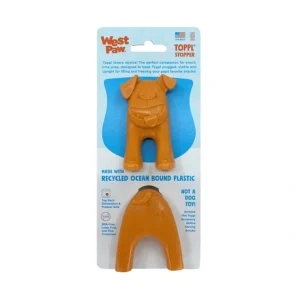 West Paw, Toppl Stopper - Tangerine - Pet Home | The Perfect Pet Supplies Shopping Experience