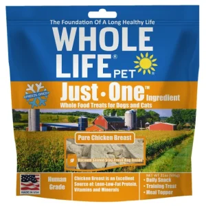 Whole Life Pet Just One Ingredient Freeze Dried Chicken Treats Value Pack for Dogs &Cats - Pet Home | The Perfect Pet Supplies Shopping Experience