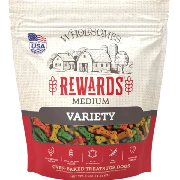 Wholesomes - Rewards Variety Medium Dog Treats - Pet Home | The Perfect Pet Supplies Shopping Experience