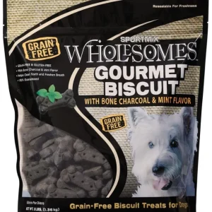 Wholesomes Gourmet Biscuits with Charcoal &Mint Flavor Grain Free Dog Treats - Pet Home | The Perfect Pet Supplies Shopping Experience