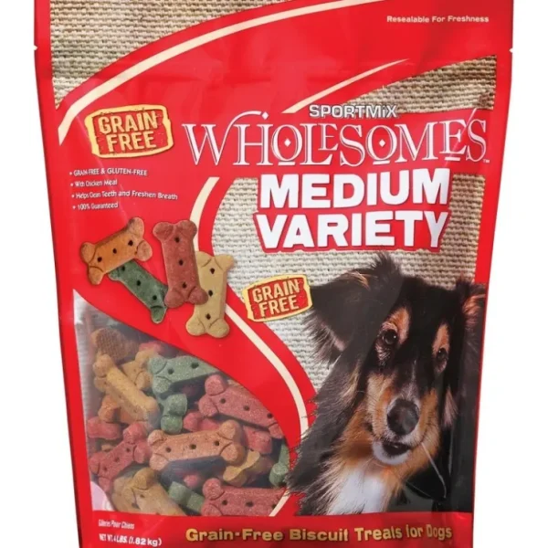 Wholesomes Medium Variety Biscuits Grain Free Dog Treats - Pet Home | The Perfect Pet Supplies Shopping Experience