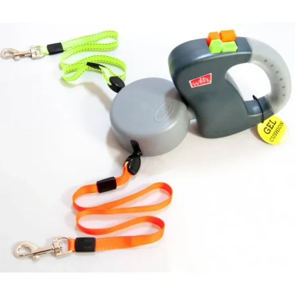 Wigzi Dual Doggie Gel Rope Orange &Green Dog Leash - Pet Home | The Perfect Pet Supplies Shopping Experience