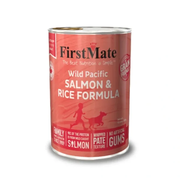 Wild Pacific Salmon & Rice Formula for Dogs, 12.2oz can, from FirstMate Pet Foods - Pet Home | The Perfect Pet Supplies Shopping Experience