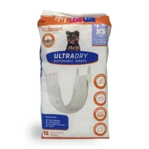 WizSmart - UltraDry Disposable Male Dog Wrap - Pet Home | The Perfect Pet Supplies Shopping Experience