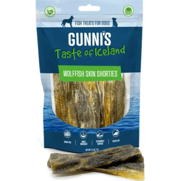 Wolffish Skin Shorties 2.5oz - Pet Home | The Perfect Pet Supplies Shopping Experience