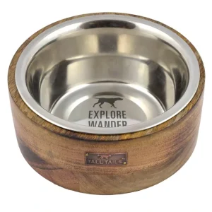 Wood Designer Bowl - 1 Cup - Pet Home | The Perfect Pet Supplies Shopping Experience
