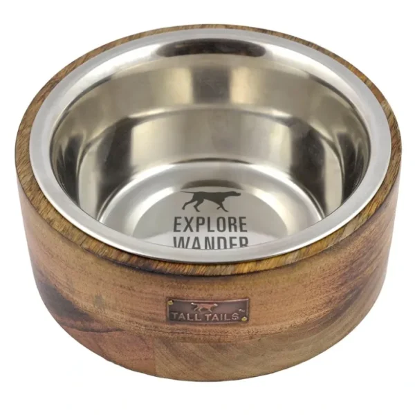 Wood Designer Bowl - 1 Cup - Pet Home | The Perfect Pet Supplies Shopping Experience