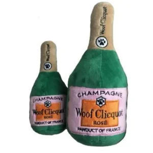 Woof Clicquot Ros Champagne Bottle Toy - Pet Home | The Perfect Pet Supplies Shopping Experience