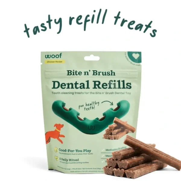 Woof Pet - Bite n' Brush Refills for Dogs - Pet Home | The Perfect Pet Supplies Shopping Experience