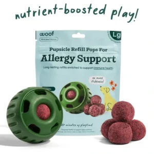 Woof Pet Inc's Beef & Peanut Butter Allergy Support Refill Pops - Pet Home | The Perfect Pet Supplies Shopping Experience