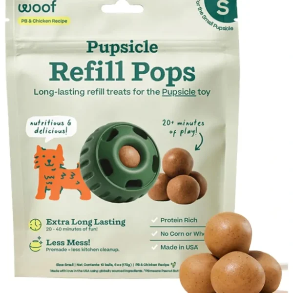 Woof Pet Inc's Pupsicle Pops in Peanut Butter and Chicken flavor - Pet Home | The Perfect Pet Supplies Shopping Experience